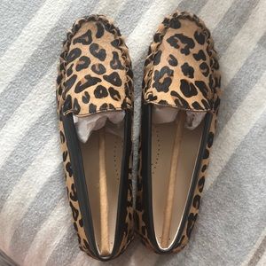 Cole Haan leopard print loafer size 7.5